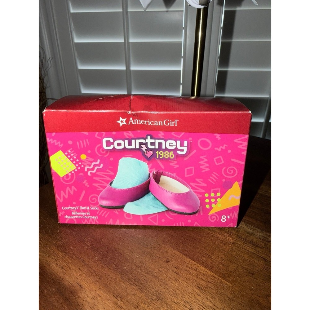 American Girl Doll GOTY Courtney Flats and Socks new in box
